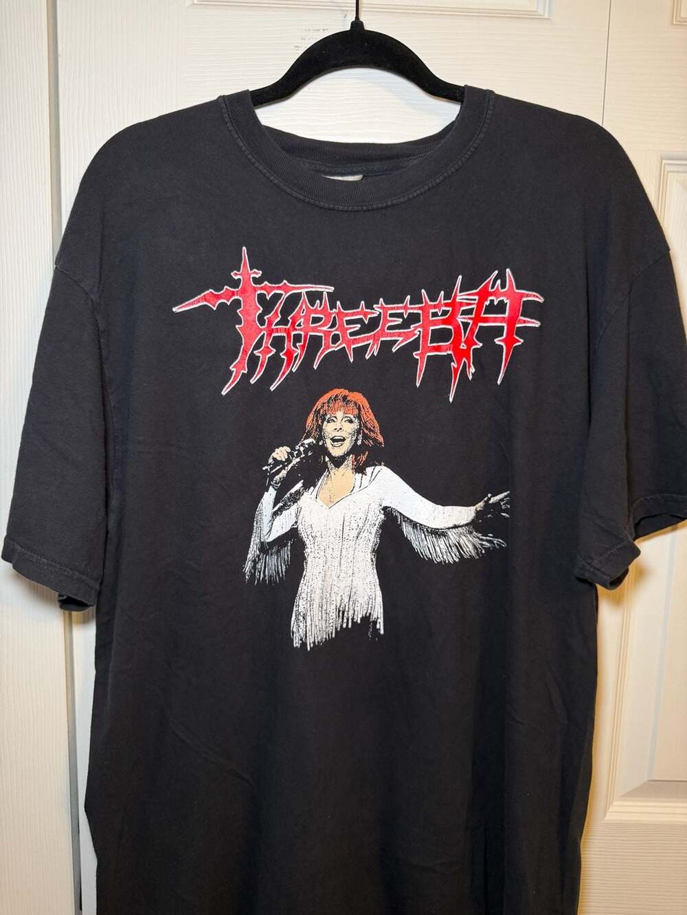 Comfort Colors Reba Size XL Black T Shirt
